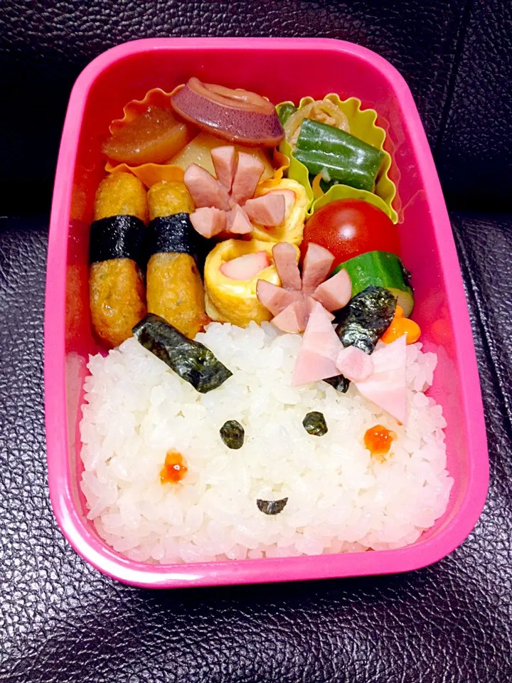 簡単うさぎさん弁当|こむぎさん