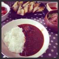 Snapdishの料理写真:牛すじカレー|Mari Ishikawaさん