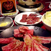 カラオケ5時間の後の、焼肉〜😁🎵|ちえさん