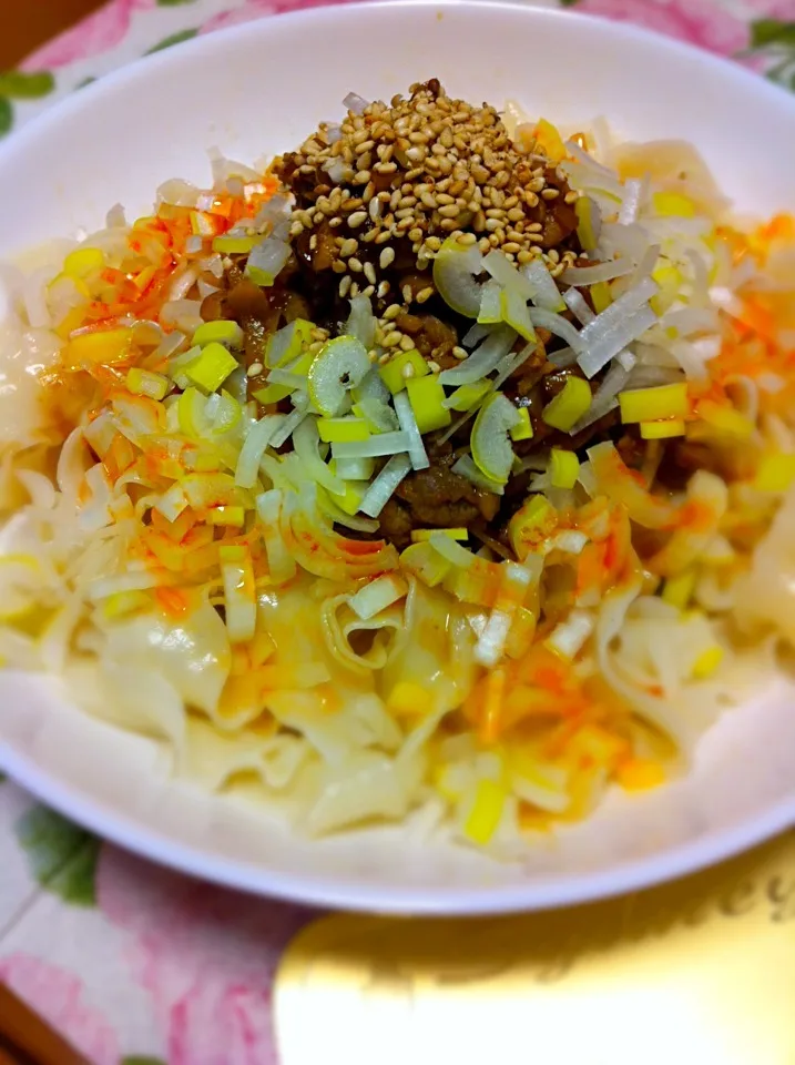 刀削麺の混ぜ麺|Kazさん