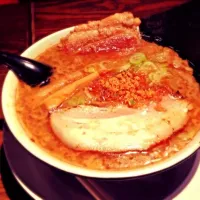 Snapdishの料理写真:とんこつラーメン|kinako*さん