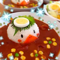 Snapdishの料理写真:河童カレー（＾ν＾）