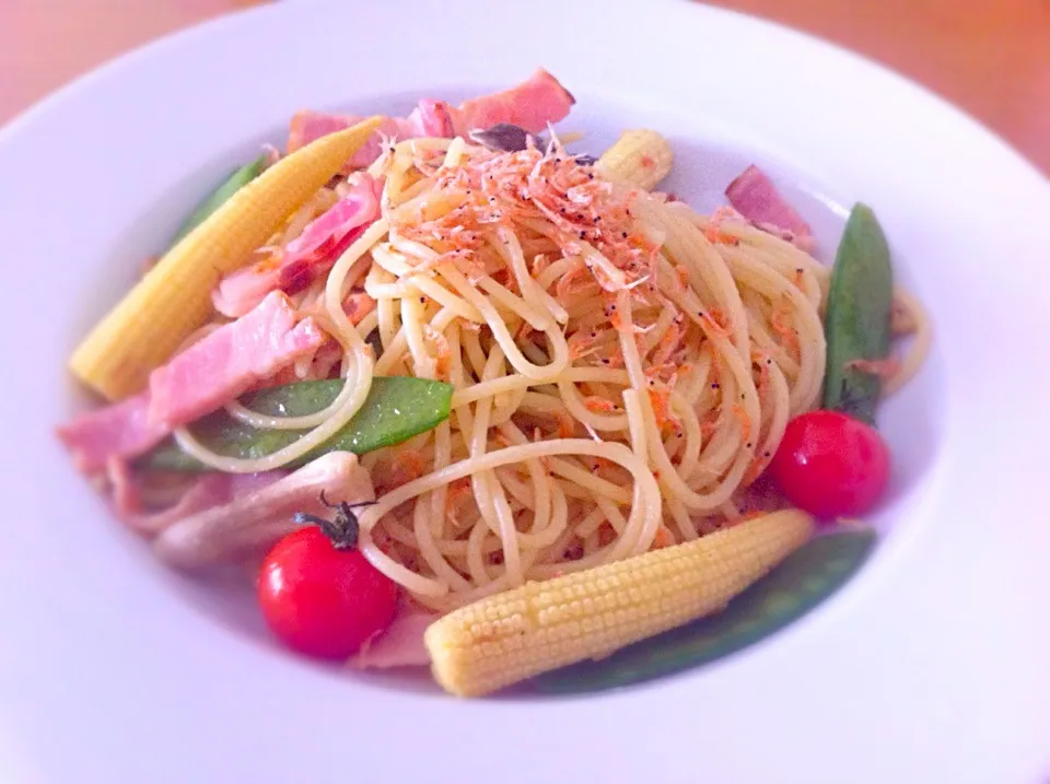 Pasta for lunch.|Masakiさん