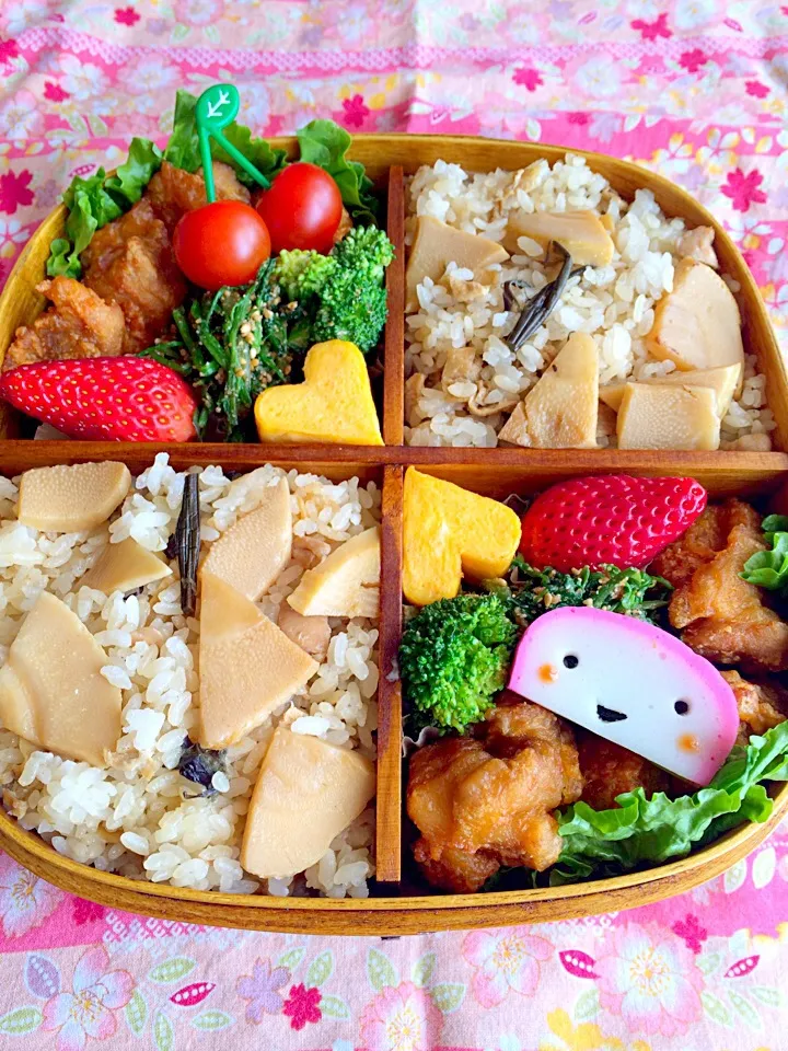 今日は彼と私のお花見弁当🌸|ミホさん