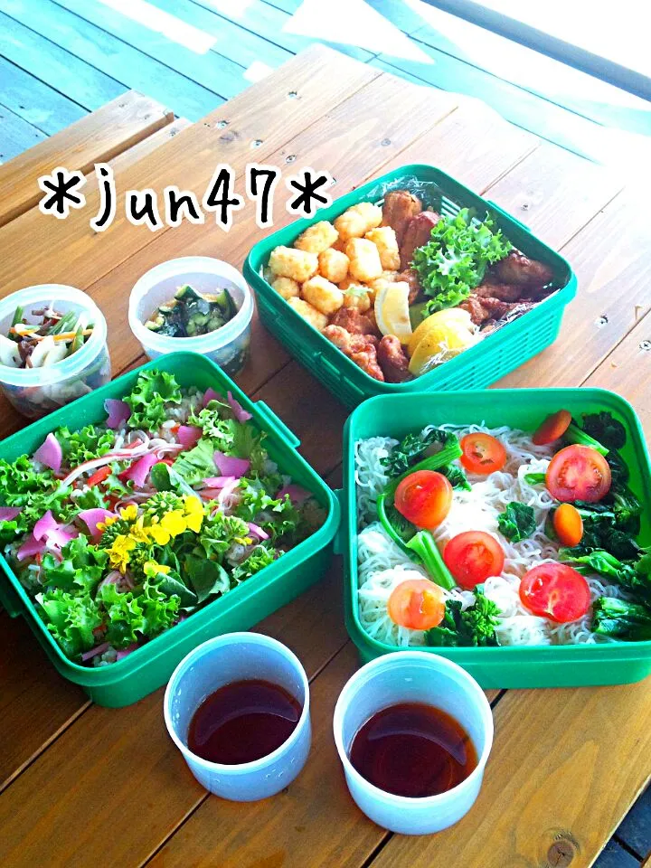 Snapdishの料理写真:群馬サファリパークでお弁当|jun47さん