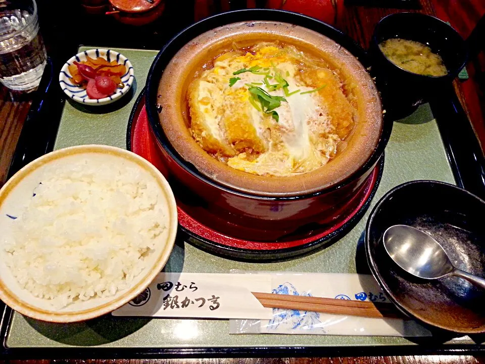 田むら 銀かつ亭 豆腐カツ煮定食|じょうさん