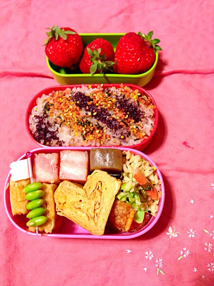 Snapdishの料理写真:試合応援お弁当(σ≧∀≦)σ|さくたえさん