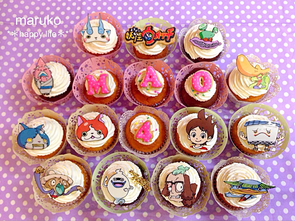 妖怪ウォッチ カップケーキ Taeko Ito Snapdish スナップディッシュ Id N9eqna