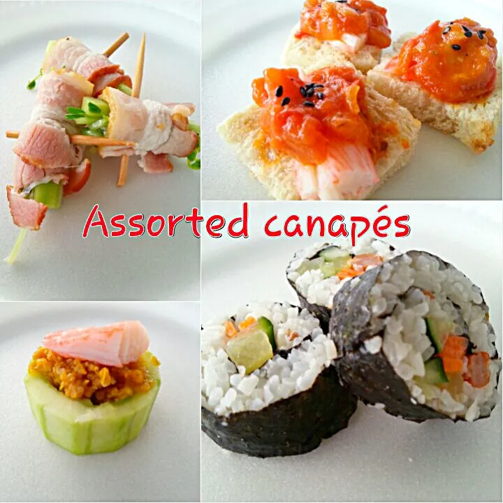 assorted canapés|김지희さん