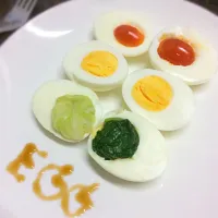 Snapdishの料理写真:Colorful eggs|Geneさん