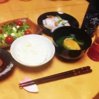 Snapdishの料理写真:深夜ごはんなのでテーマは高蛋白低カロリー。卵白と卵黄を別々の料理に( ´ ▽ ` )|Tomoi Babaさん