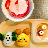 Snapdishの料理写真:1歳のお誕生日メニュー♡|ひろりくさん