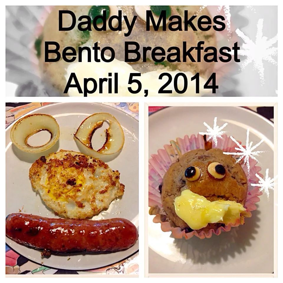 Daddy makes Bento style Character Breakfast! :)|Cheryl Melnickさん