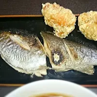 Snapdishの料理写真:ニジマスの塩焼き|ゆきえさん