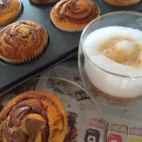 Self frosting Nutella cupcake