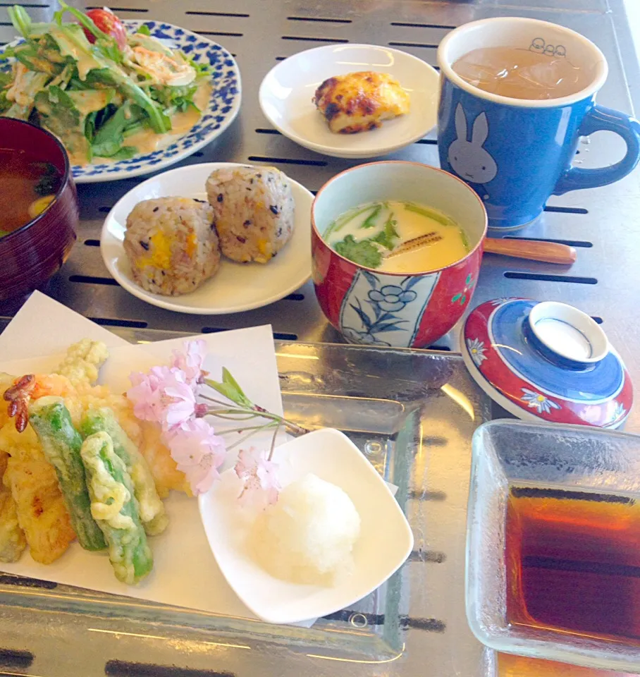 Snapdishの料理写真:天ぷら定食‼︎|抱大飯店さん