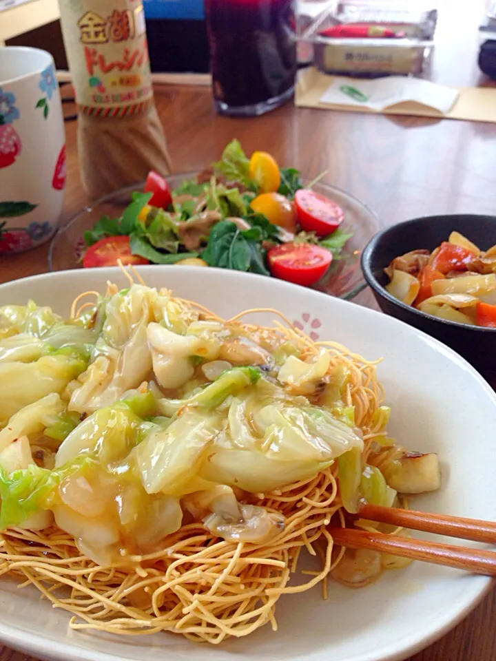 Snapdishの料理写真:Sunday Lunch 長崎皿うどん|sampさん