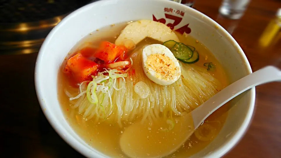 Snapdishの料理写真:岩手県花巻にて、 焼き肉後の冷麺。|Gauche Suzukiさん