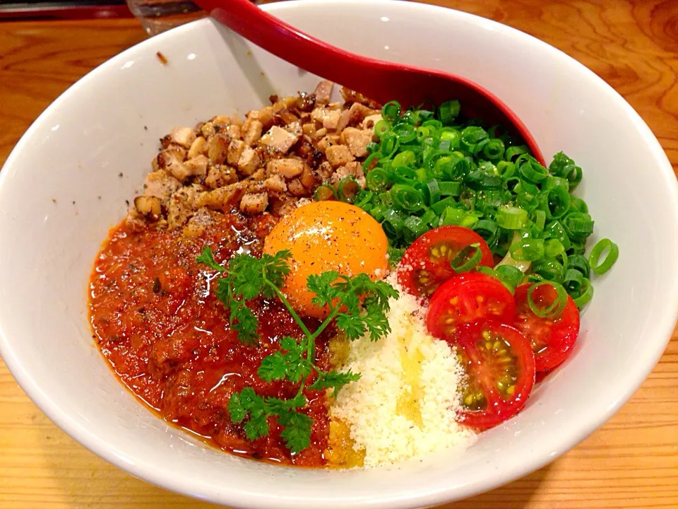 トマトまぜラーメン|深山さん