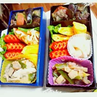 Snapdishの料理写真:お弁当2人分～|moc_oさん