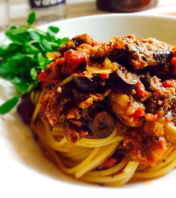 Mayさんの料理 骨までイケる鰯のトマト煮♡で具だくさんパスタ|nagさん