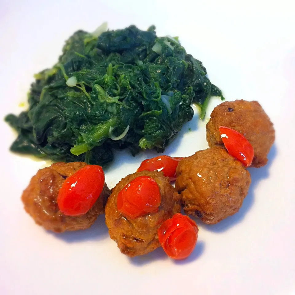 Spinach & spicy soy meatballs|Stefan Labuschagneさん