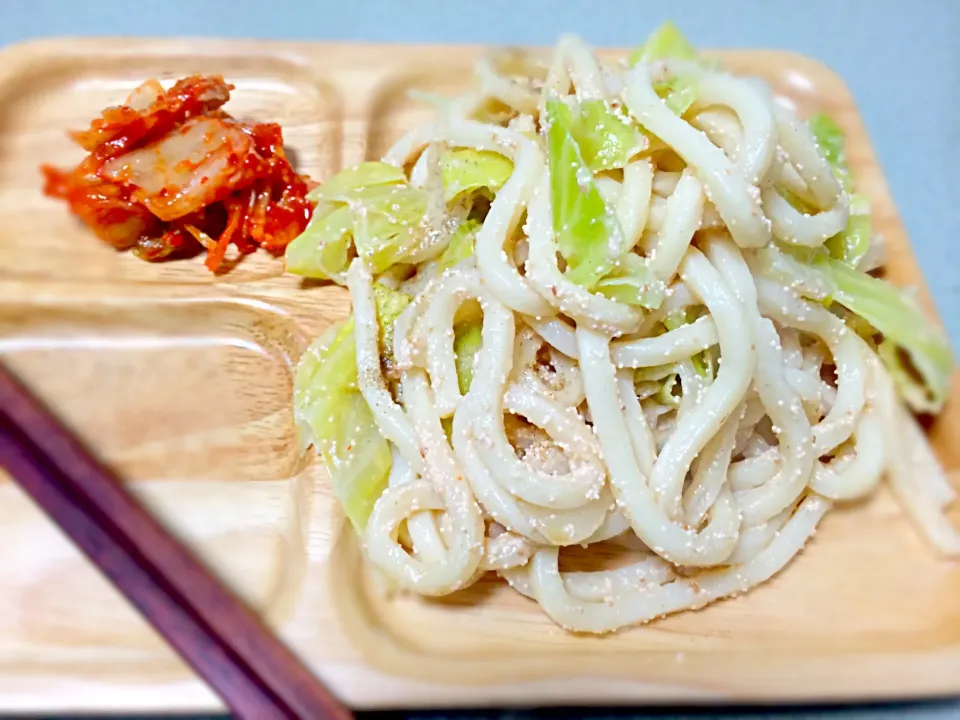 Snapdishの料理写真:明太子皿うどん|はるさん