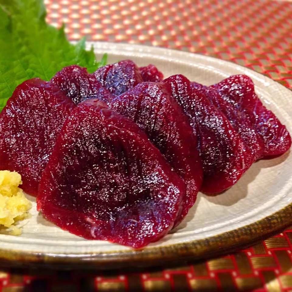 咲楽「鯨の刺身」|TETSU♪😋さん