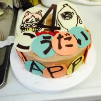 Snapdishの料理写真:妖怪ウォッチの誕生日ケーキ|沢ゴリさん