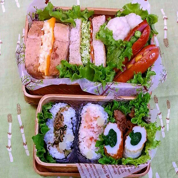 Snapdishの料理写真:旦那さんのお弁当♪|kyujaさん