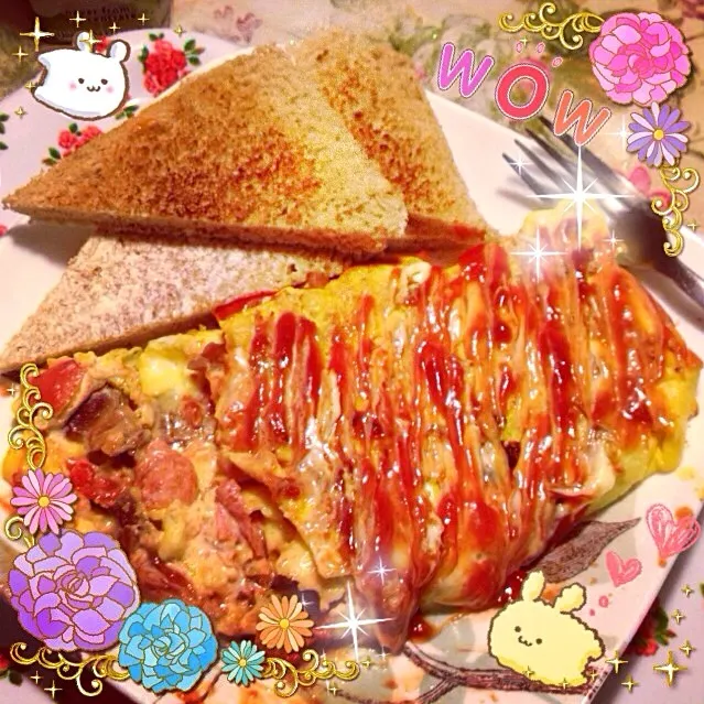 Ham & Cheese Omelet|SnowConeさん