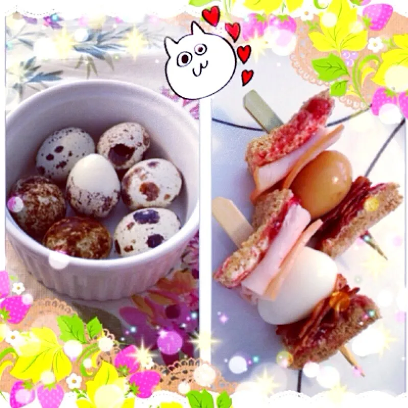 Quail Egg Kebabs|SnowConeさん