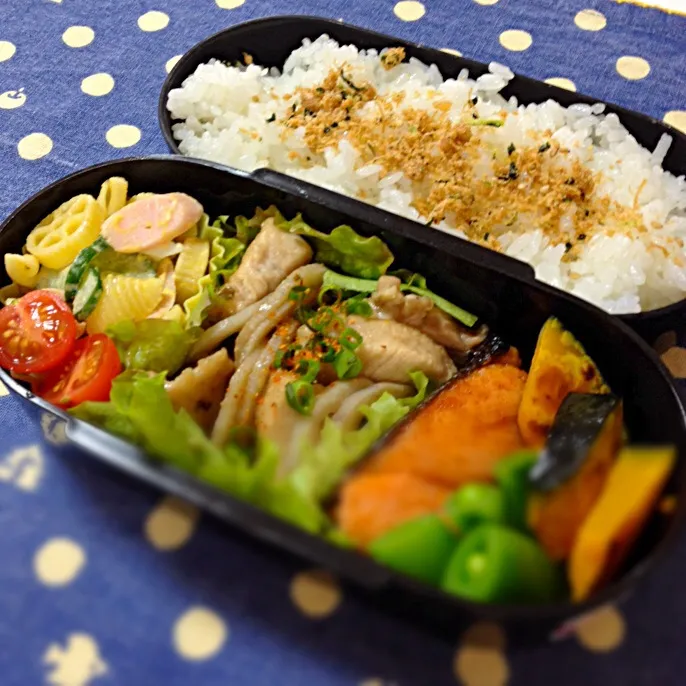 Snapdishの料理写真:４月7日旦那弁当|ikeharaさん