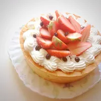 🍓苺🍓とチーズカスタードのタルト