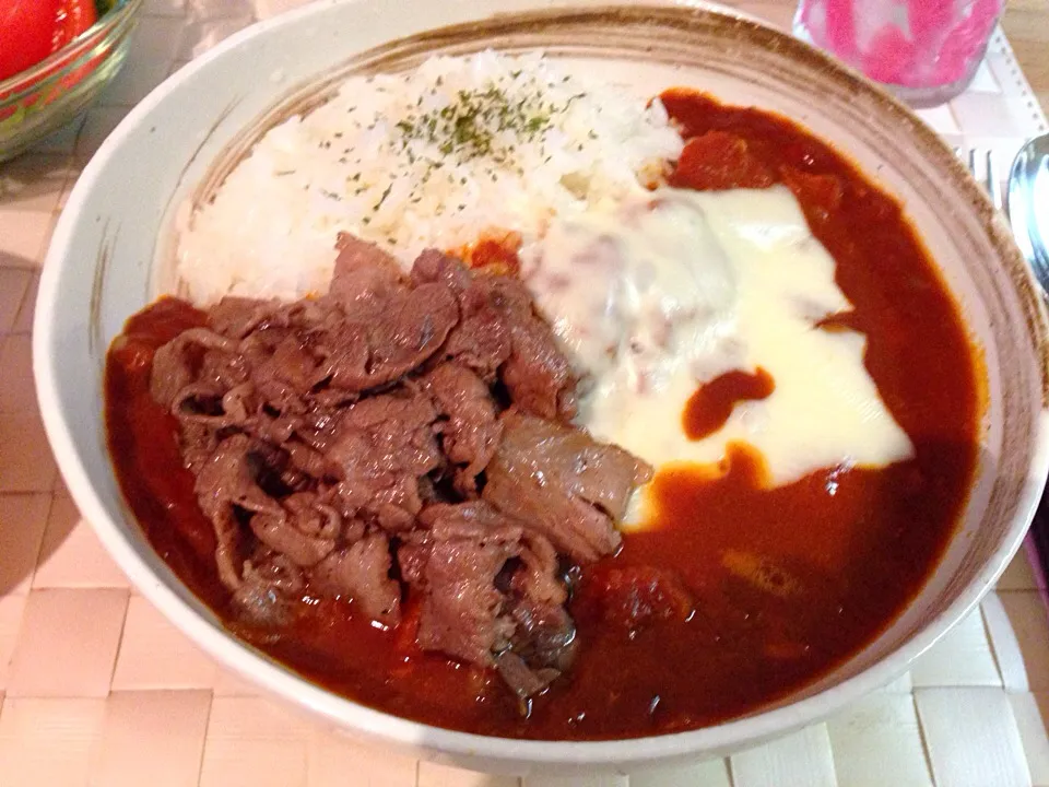 トマトカレー和牛チーズのせ|annaさん