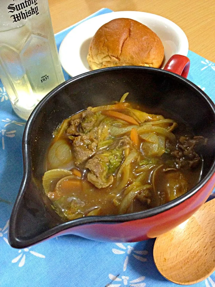 レンジ  ｄｅ  カレー。残り野菜が綺麗になくなりました(^O^)／|ハルさん