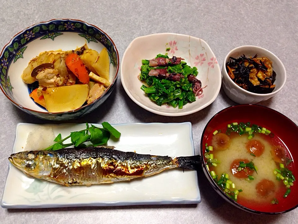 和食の晩ご飯🐟|Orie Uekiさん