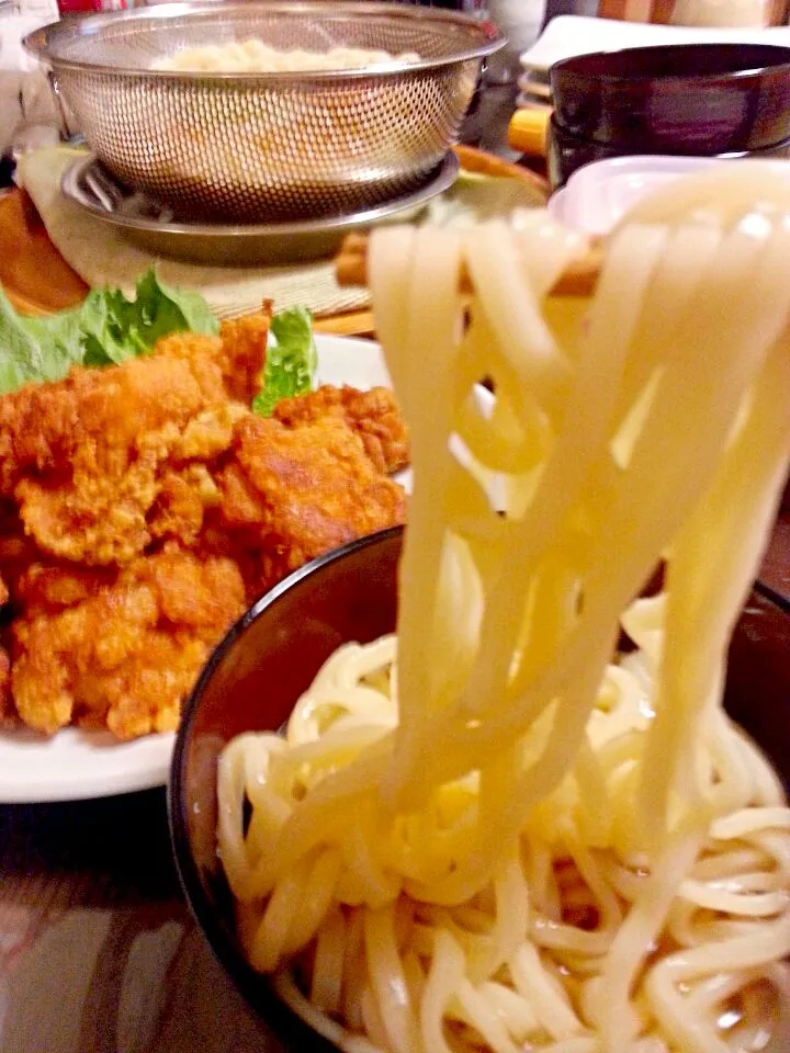 Snapdishの料理写真:釜あげうどん～箸あげにチャレンジ
む、難しい、、、|まーぶるさん