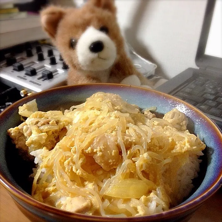 不格好な深夜の親子丼♪|ametamasさん