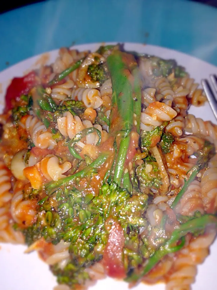 Broccolini & Mushroom Pasta|Connor J. Mabonさん