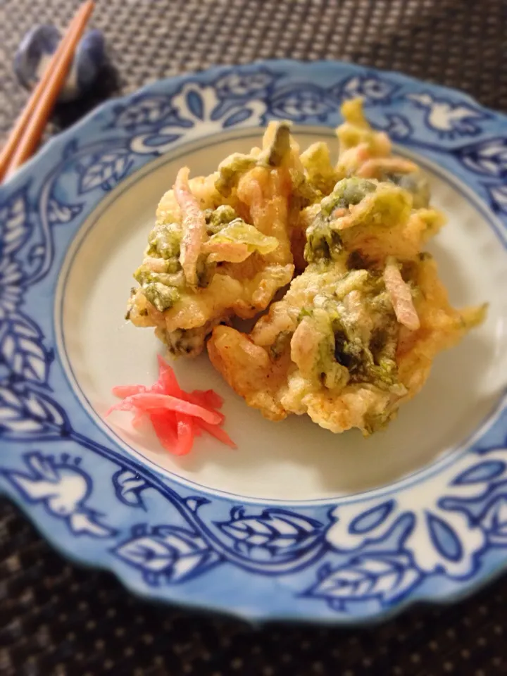 鶏胸肉の紅生姜磯辺揚げ|あきさん