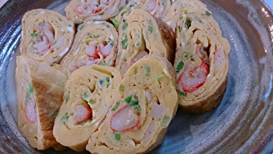 かにかま葱の厚焼き卵|天野めぐみさん