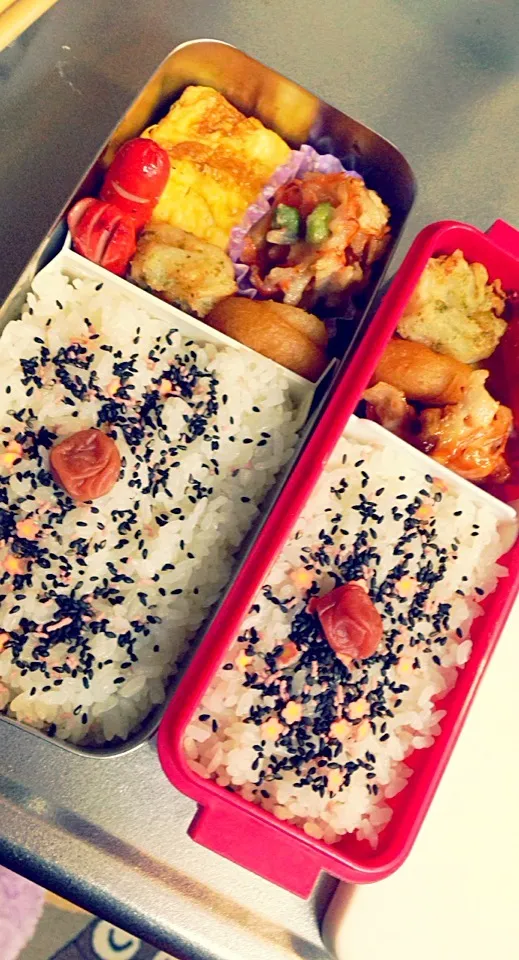 冷凍多いな〜お弁当🌸|☃ましゅのこ✌︎さん