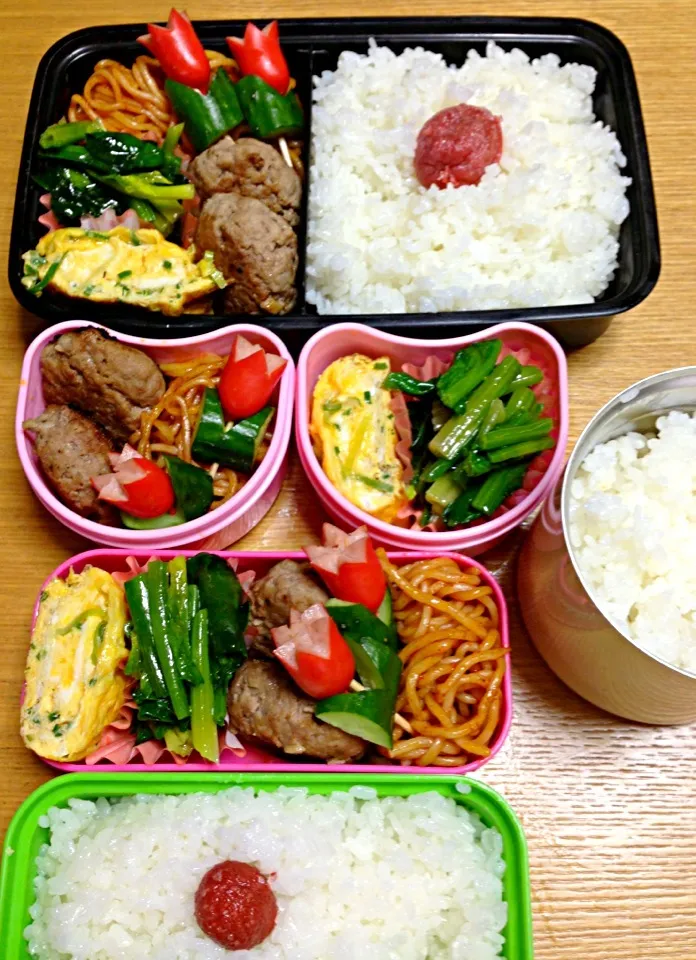 ４月８日三人弁当|川上千尋さん