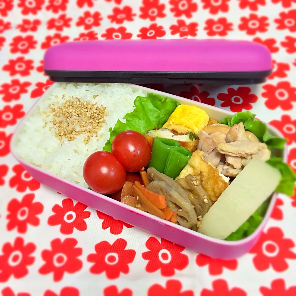 4/8 母の作った煮物でmy弁当|makkyさん