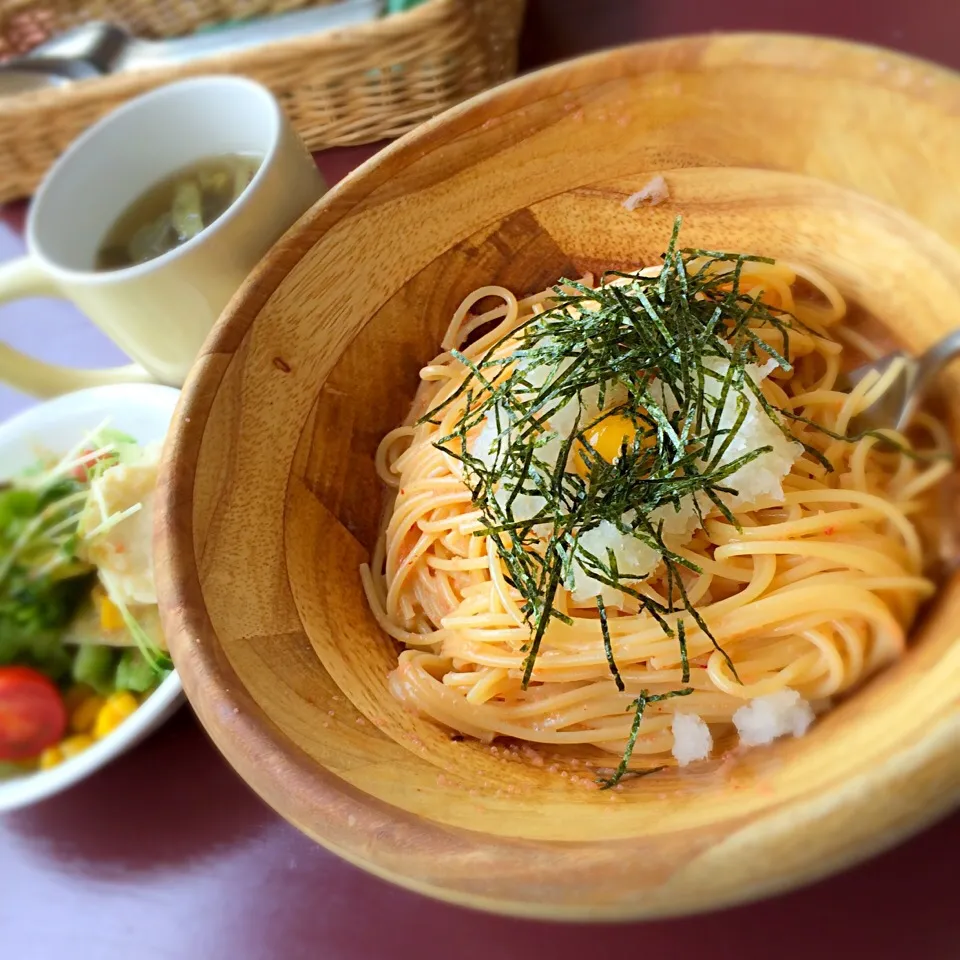 明太月見おろしパスタ🍝|uchikawa hiroshiさん