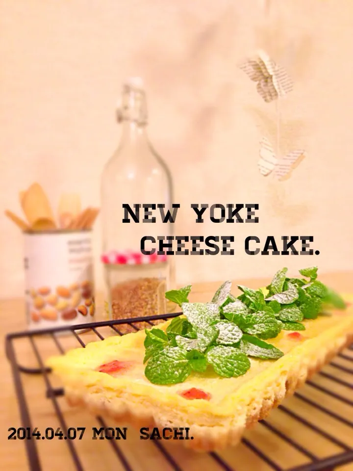 ヨーグルトでさっぱり☻New Yoke Cheesecake☆|sachiさん