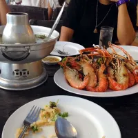 Snapdishの料理写真:กุ้งแม่น้ำเผา|pacherd98さん