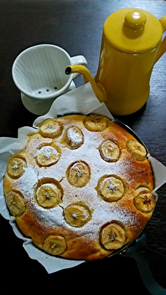 グリルパンで初バナナケーキ♪|ゆっこさん