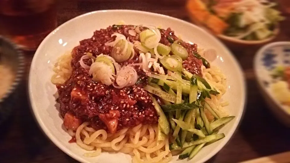 賄い飯♪  ジャジャ麺 (麺は中華麺仕様)|Gauche Suzukiさん